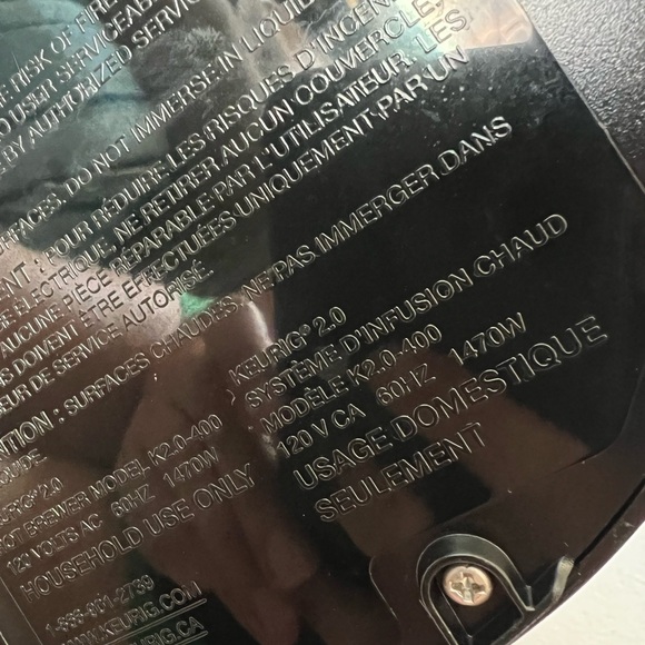 Keurig 2.0 K2.0-400 Brewing System Black Single Cup Coffee Maker touch - Picture 2 of 5